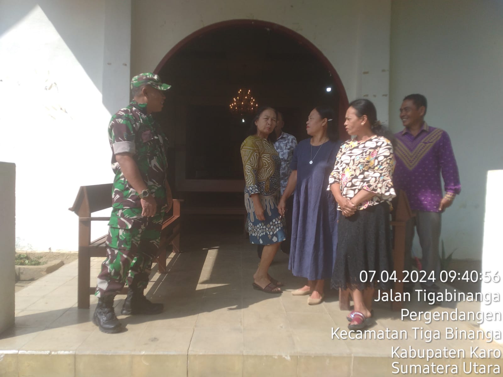 Koramil Juhar Pam Keamanan Ibadah Gereja Gbkp Runggun Mbetung Sura