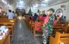 Babinsa Koramil 04/SE Ingatkan Jemaat yang Beribadah Minggu di Gereja Untuk Patuhi Prokes
